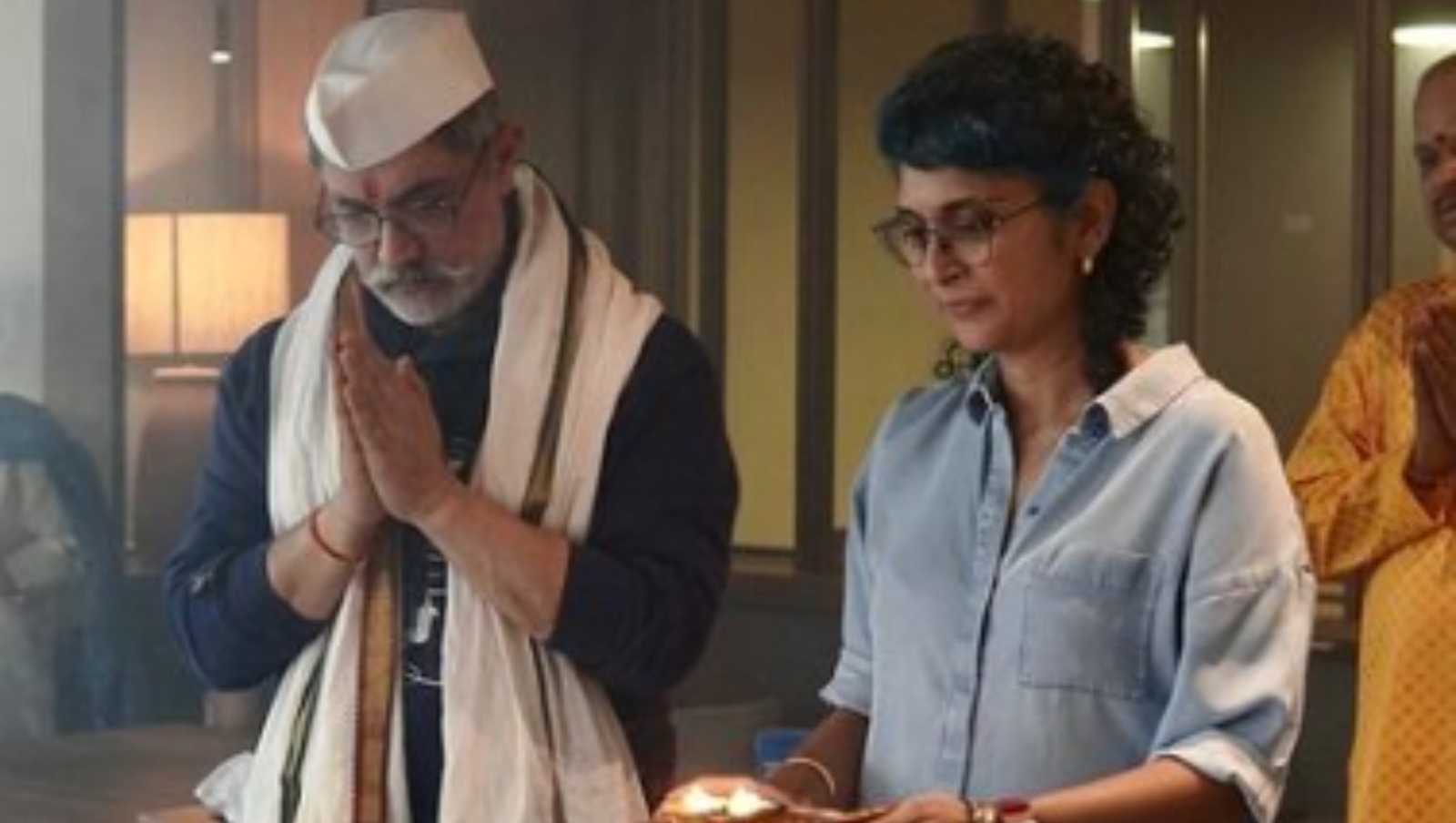 'Kitna drama karega' : Aamir Khan gets brutally trolled for performing Puja with ex-wife Kiran Rao